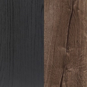 Šatní skříň BELLEVUE ušlechtilý dub/dub černý 5