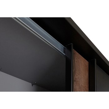 Rámová lišta s LED osvětlením BELLEVUE dub černý 5