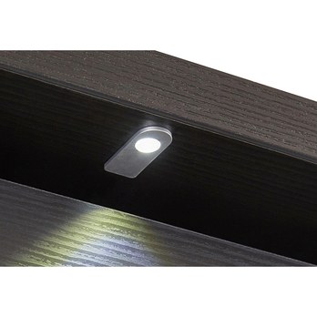 Rámová lišta s LED osvětlením BELLEVUE dub černý 6