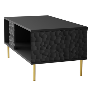 Konferenční stolek BELLIT černá/zlatá 3