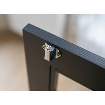 Vitrína BELLU 1.3 dub/grafit 2