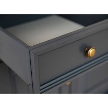 Vitrína BELLU 1.3 dub/grafit 6