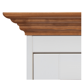 Vitrína BELLU 2D dub/bílá 4