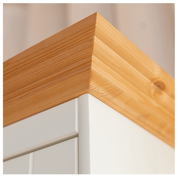 Vitrína BELLU 2D přírodní/bílá 5