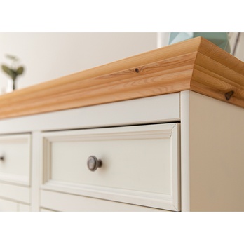 Komoda BELLU 3.3 borovice/bílá 1