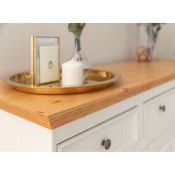 Komoda BELLU 3.3 borovice/bílá 4