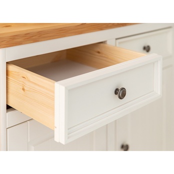 Komoda BELLU 3.3 borovice/bílá 5