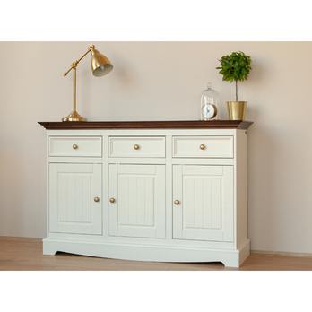 Komoda BELLU 3.3 ořech/bílá 1