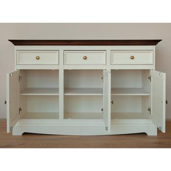 Komoda BELLU 3.3 ořech/bílá 4