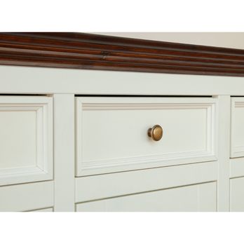 Komoda BELLU 3.3 ořech/bílá 5