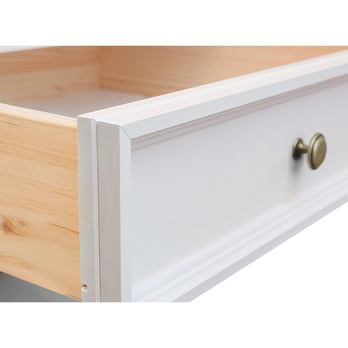 Komoda BELLU 3.3 ořech/bílá 6