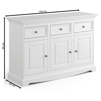 Komoda BELLU 3.3 bílá 8