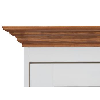 Komoda BELLU 3D dub/bílá 3