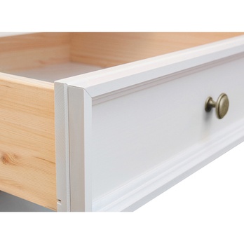 Komoda BELLU 3D ořech/bílá 3