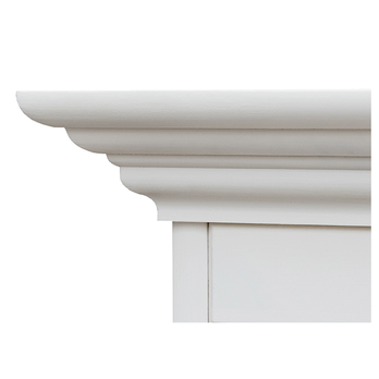 Šatní skříň se zrcadly BELLU 4D bílá 5