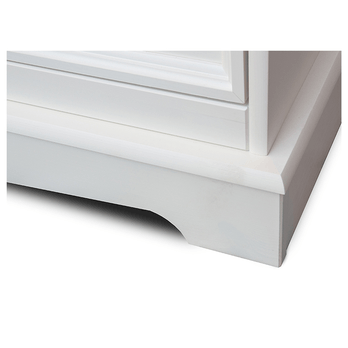 Šatní skříň se zrcadly BELLU 4D bílá 6