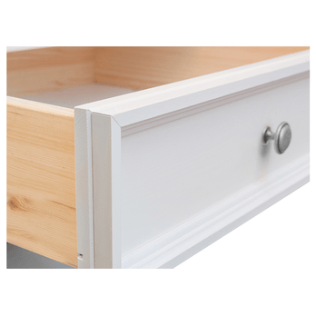 Šatní skříň se zrcadly BELLU 4D bílá 8