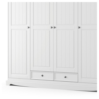 Šatní skříň BELLU 4D bílá 2