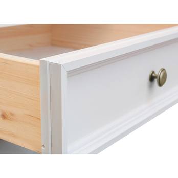 Komoda BELLU 5S dub/bílá 2