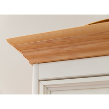 Komoda BELLU 5S borovice/bílá 4