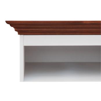 TV komoda BELLU II ořech/bílá 1