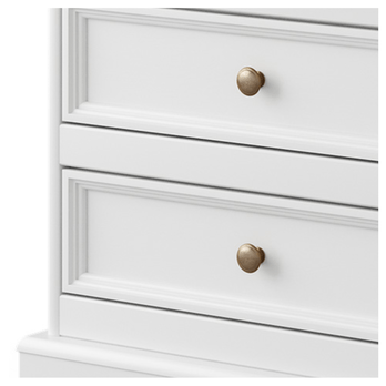 Noční stolek BELLU dub/bílá 3