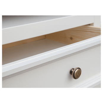 Noční stolek BELLU ořech/bílá 5