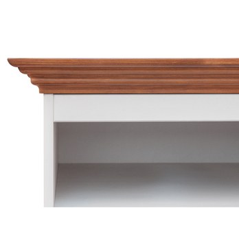 Regál BELLU dub/bílá 1