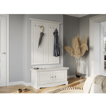 Předsíňový panel  BELLU bílá, šířka 108 cm 1