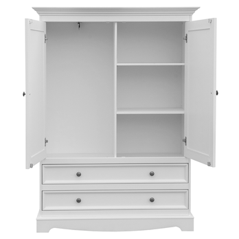 Šatní skříň BELLU bílá 2