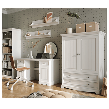 Šatní skříň BELLU bílá 1