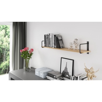 Podpěra police BELT černá, 2 ks 2