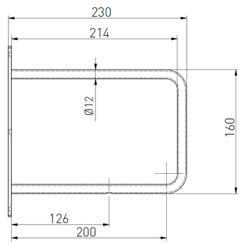 Podpěra police BELT černá, 2 ks 5