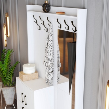 Předsíňová sestava BERLIN 1 bílá 4