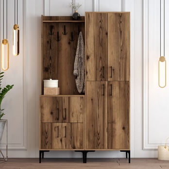 Předsíňová sestava BERLIN 2 ořech 2