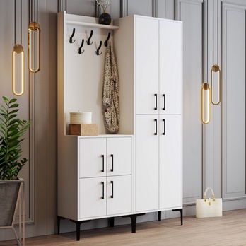 Předsíňová sestava BERLIN 2 bílá 1