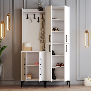 Předsíňová sestava BERLIN 2 bílá 3