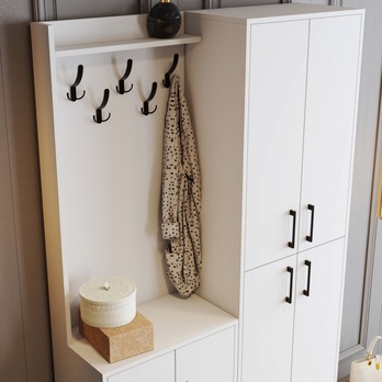 Předsíňová sestava BERLIN 2 bílá 4