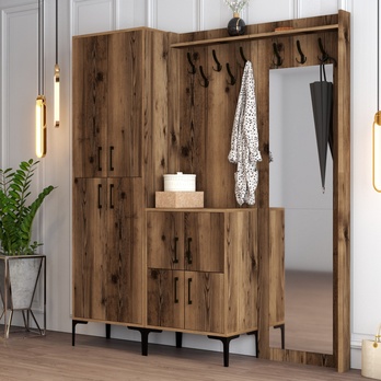 Předsíňová sestava BERLIN 3 ořech 1