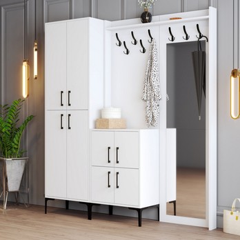 Předsíňová sestava BERLIN 3 bílá 1