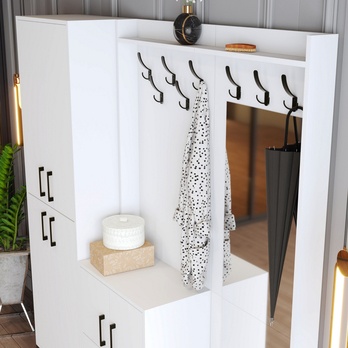 Předsíňová sestava BERLIN 3 bílá 4