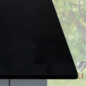 Zahradní stůl BERN 1 stříbrná/černá 1