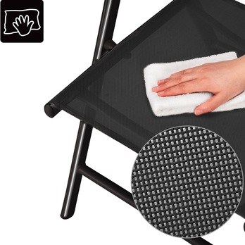 Zahradní židle BERN 2 antracitová, set 2 ks 4