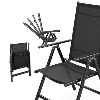 Zahradní set BERN 3 černá/bílá 2