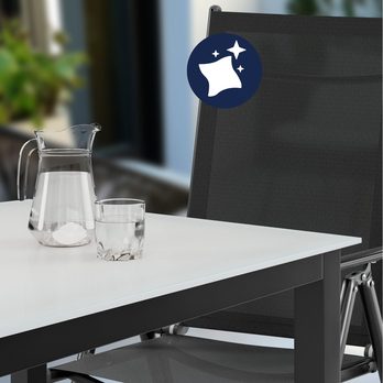 Zahradní set BERN 3 černá/bílá 4