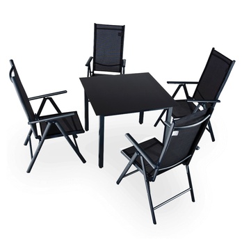 Zahradní set BERN 4 antracitová/černá 1