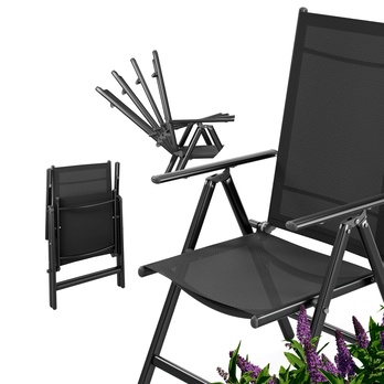 Zahradní set BERN 4 antracitová/bílá 2