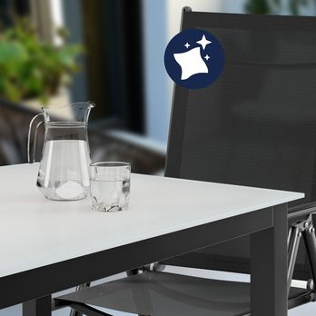 Zahradní set BERN 4 antracitová/bílá 4