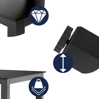 Zahradní stůl BERN 6 antracitová 2