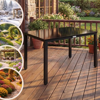 Zahradní stůl BERN 6 antracitová 1